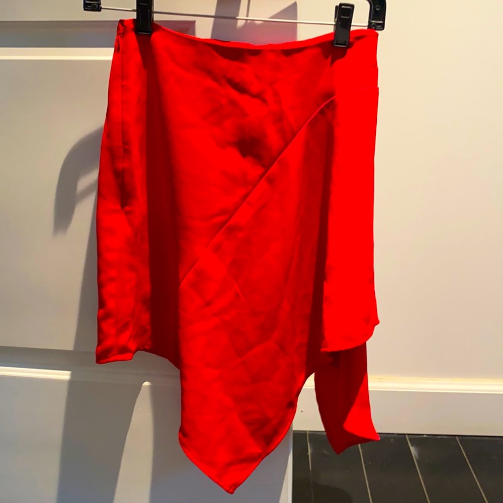 Express red skirt